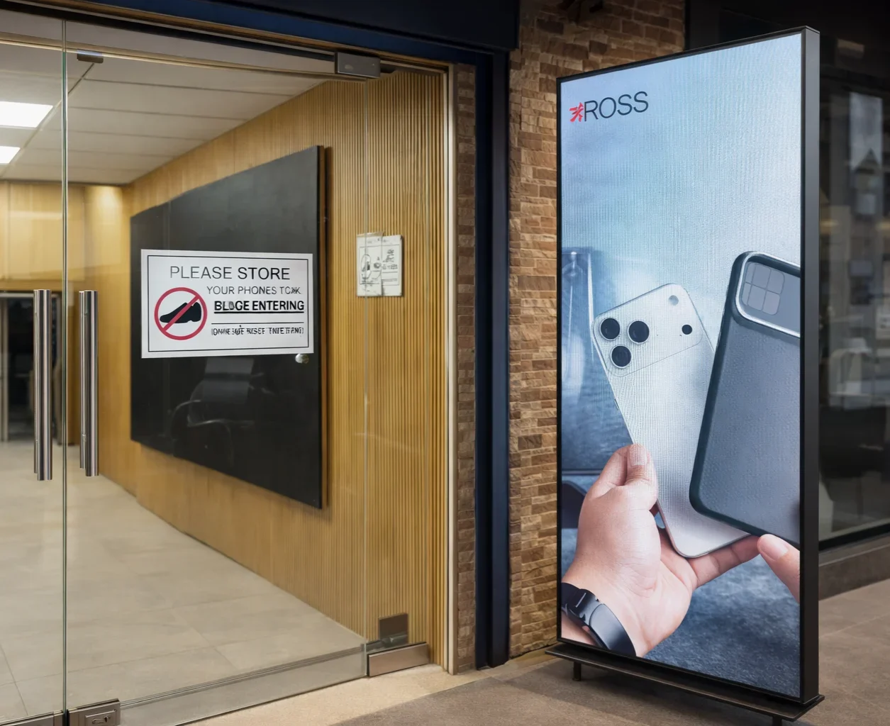 Indoor Pixel Perfect wall in retail